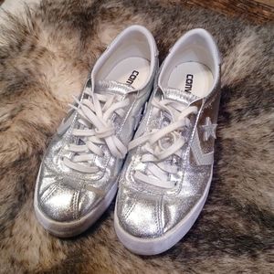 Converse  silver sneakers